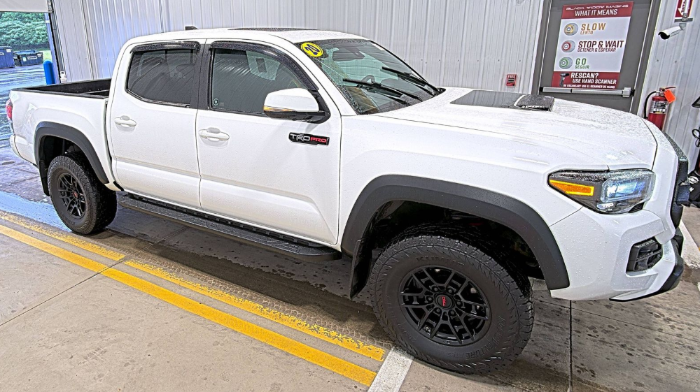 White 2020 Toyota Tacoma Pickup Truck Four-Wheel Drive 6-Speed Automatic