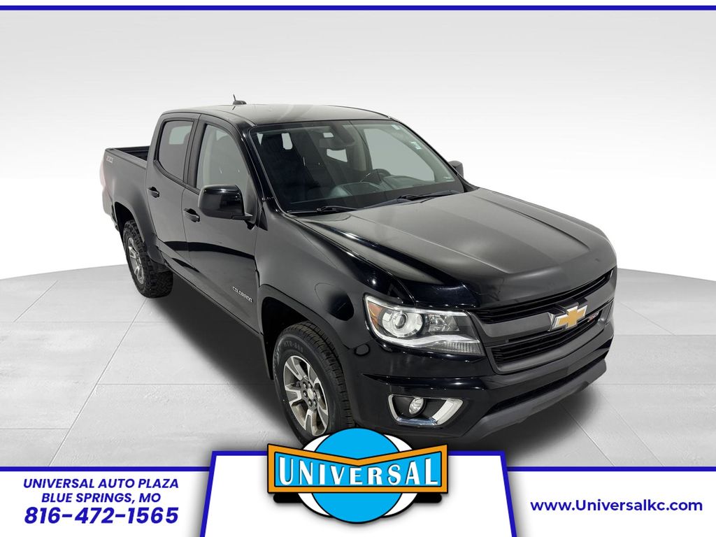Black 2018 Chevrolet Colorado Pickup Truck Four-Wheel Drive 8-Speed Automatic