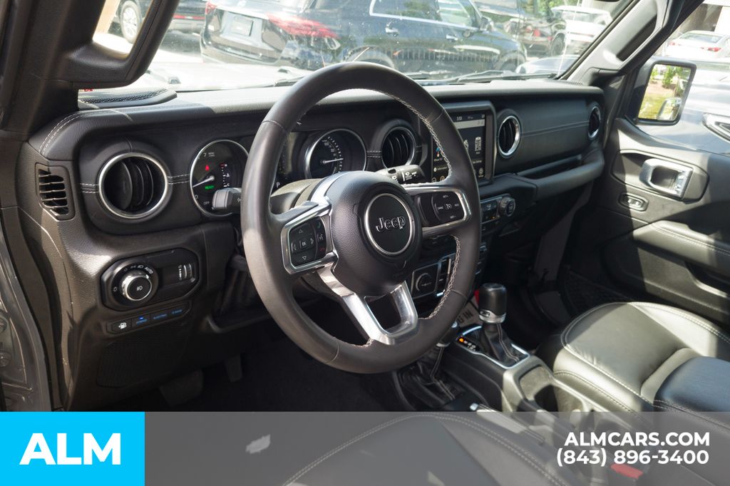 Used 2023 Gray Jeep Sahara 4xe image 5
