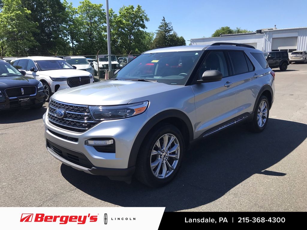 Silver Metallic 2024 Ford Explorer SUV / Crossover All-Wheel Drive Automatic