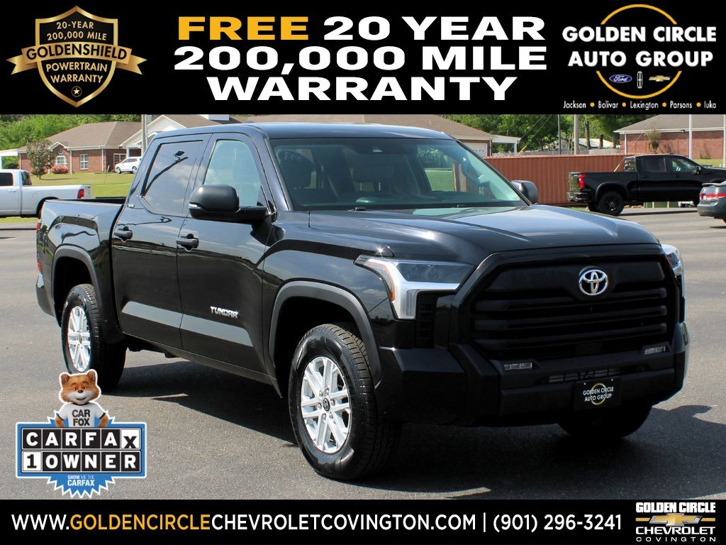 Midnight Black Metallic 2023 Toyota Tundra Pickup Truck Four-Wheel Drive Automatic