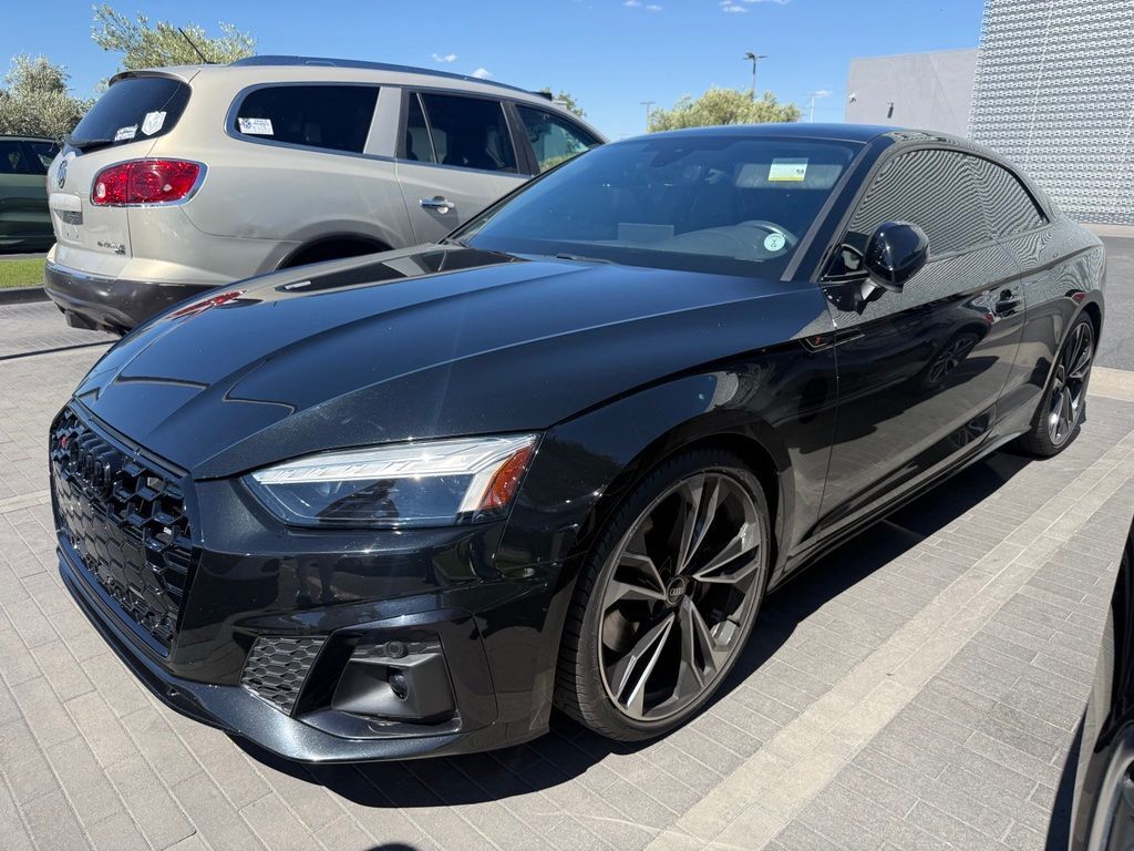Mythos Black Metallic 2023 Audi S5 Coupe All-Wheel Drive 8-Speed Automatic