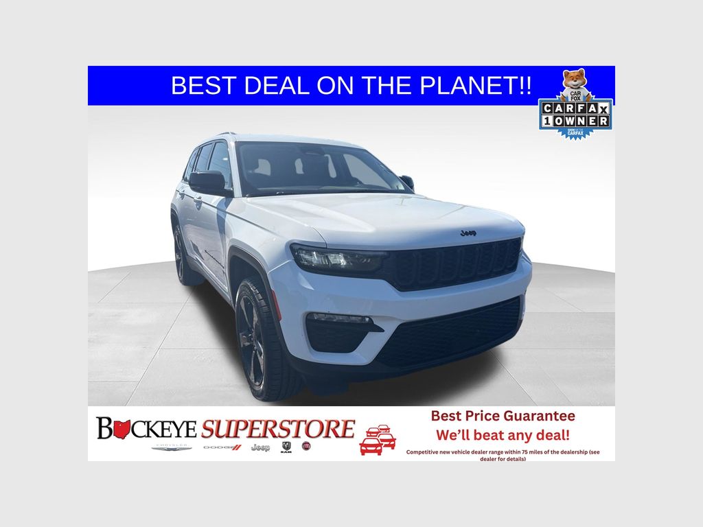 Bright White Clearcoat 2023 Jeep Grand Cherokee SUV / Crossover Four-Wheel Drive 8-Speed Automatic