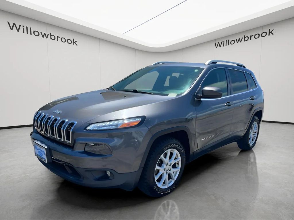 Gray (Granite Crystal Metallic Clearcoat) 2017 Jeep Cherokee SUV / Crossover Four-Wheel Drive 9-Speed Automatic