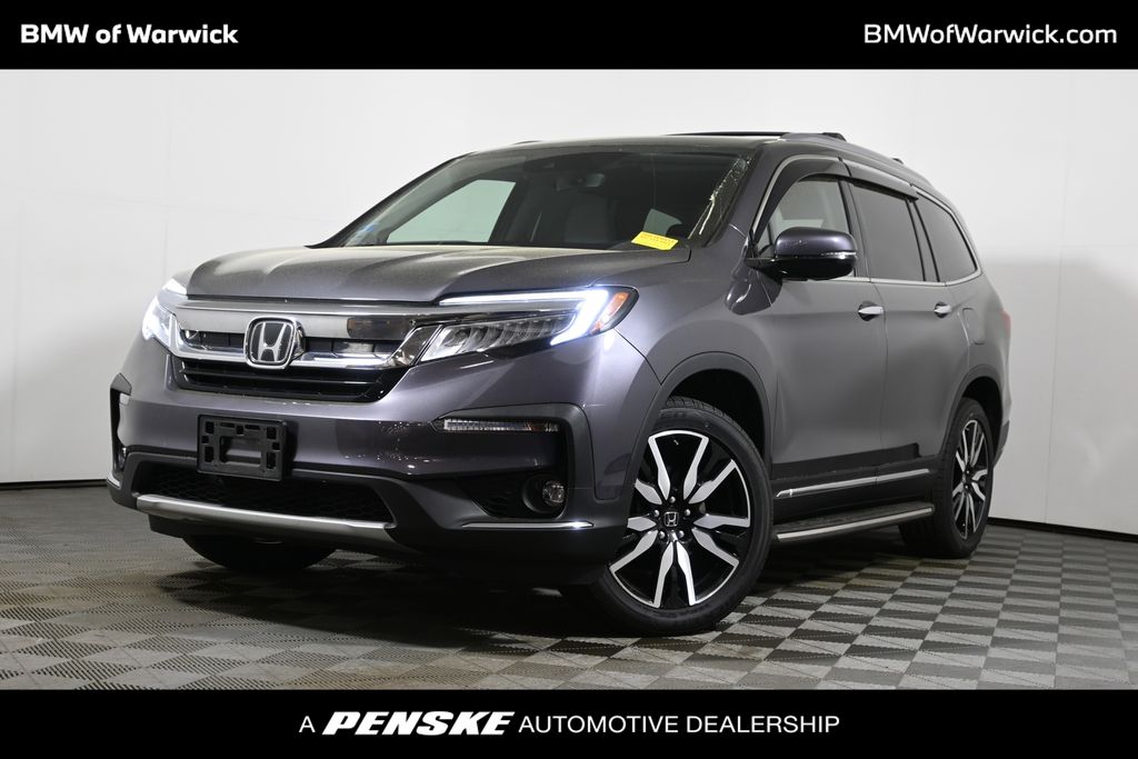 Gray (Modern Steel Metallic) 2022 Honda Pilot Touring AWD SUV / Crossover All-Wheel Drive 9-Speed Automatic