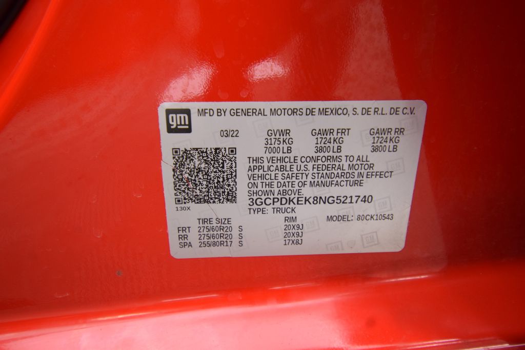 used 2022 Chevrolet Silverado 1500 car, priced at $35,000