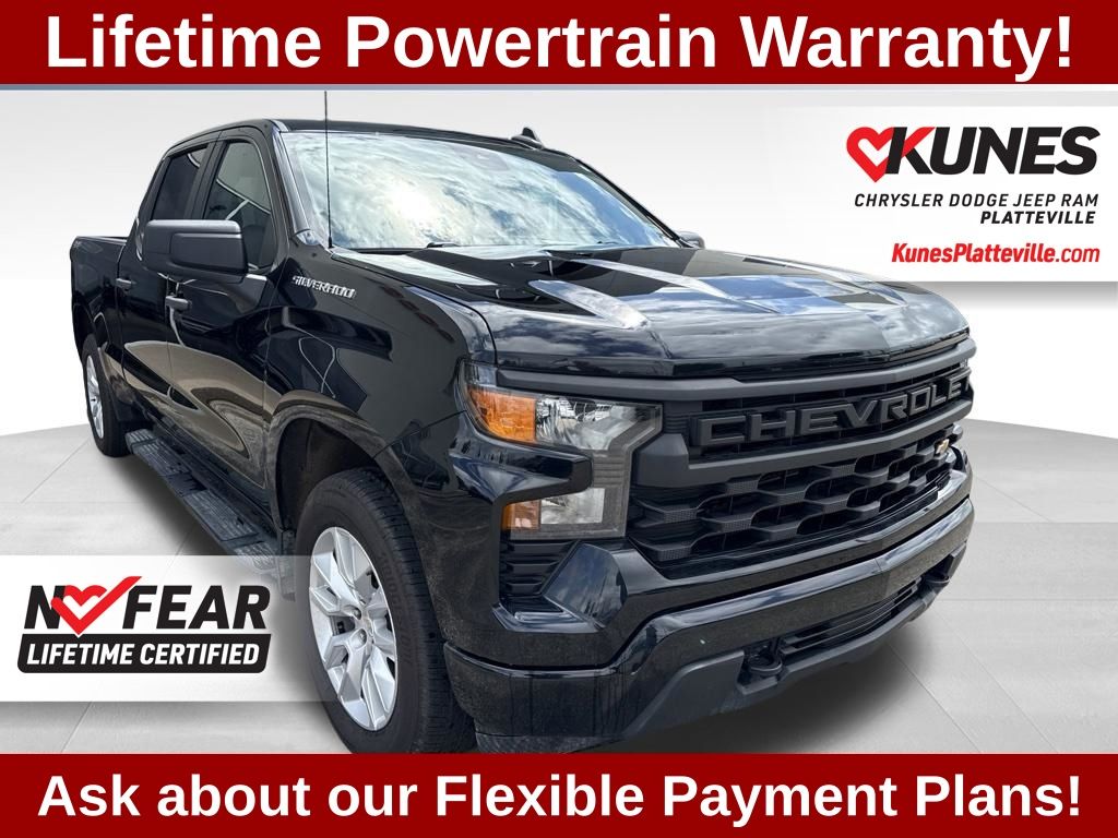 Black 2022 Chevrolet Silverado 1500 Pickup Truck Four-Wheel Drive 8-Speed Automatic