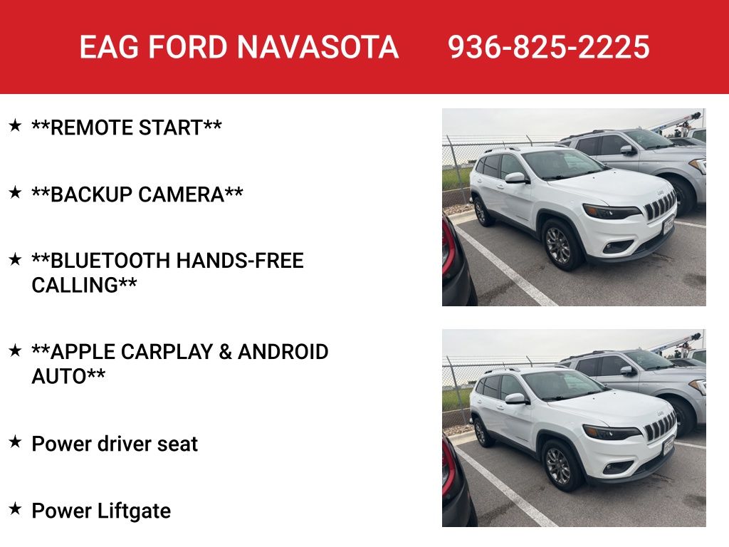 2019 Jeep Cherokee Latitude Plus White at Victoria Chrysler Dodge Jeep Ram