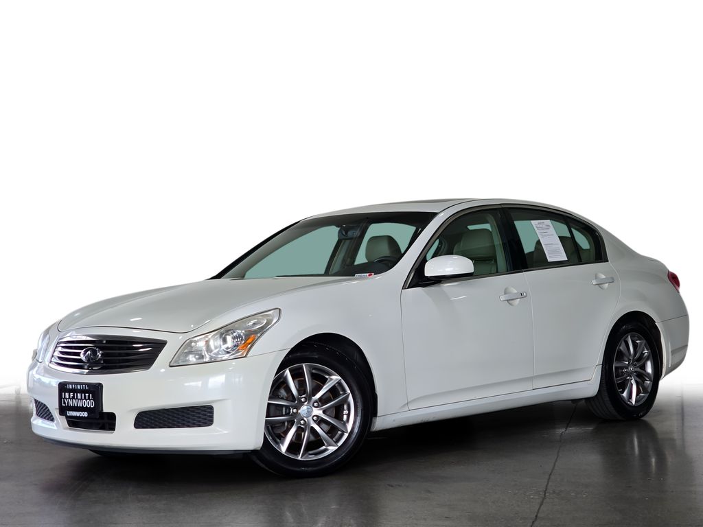White (Ivory Pearl) 2008 INFINITI G35 Sedan Rear-Wheel Drive 5-Speed Automatic Overdrive