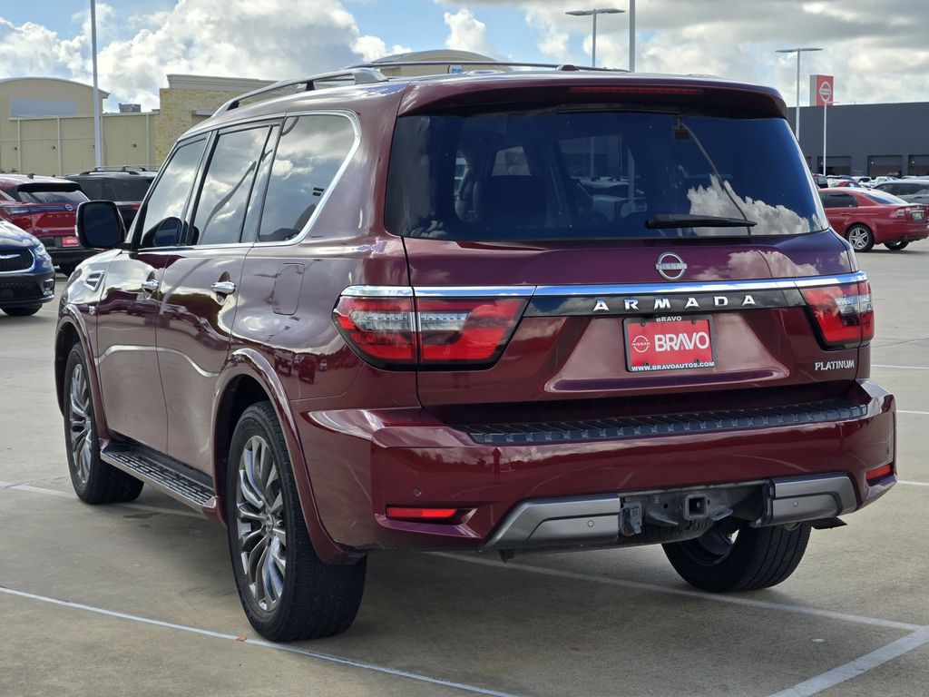 2022 Nissan Armada Platinum Red at DeMontrond Ford