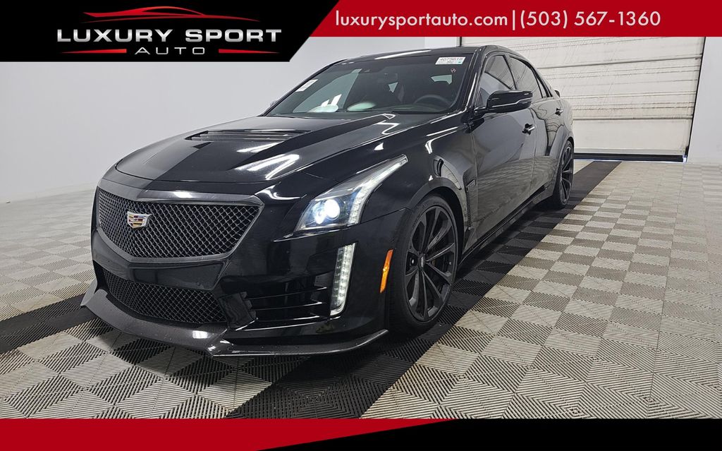 Black Raven 2018 Cadillac CTS-V Sedan Rear-Wheel Drive 8-Speed Automatic