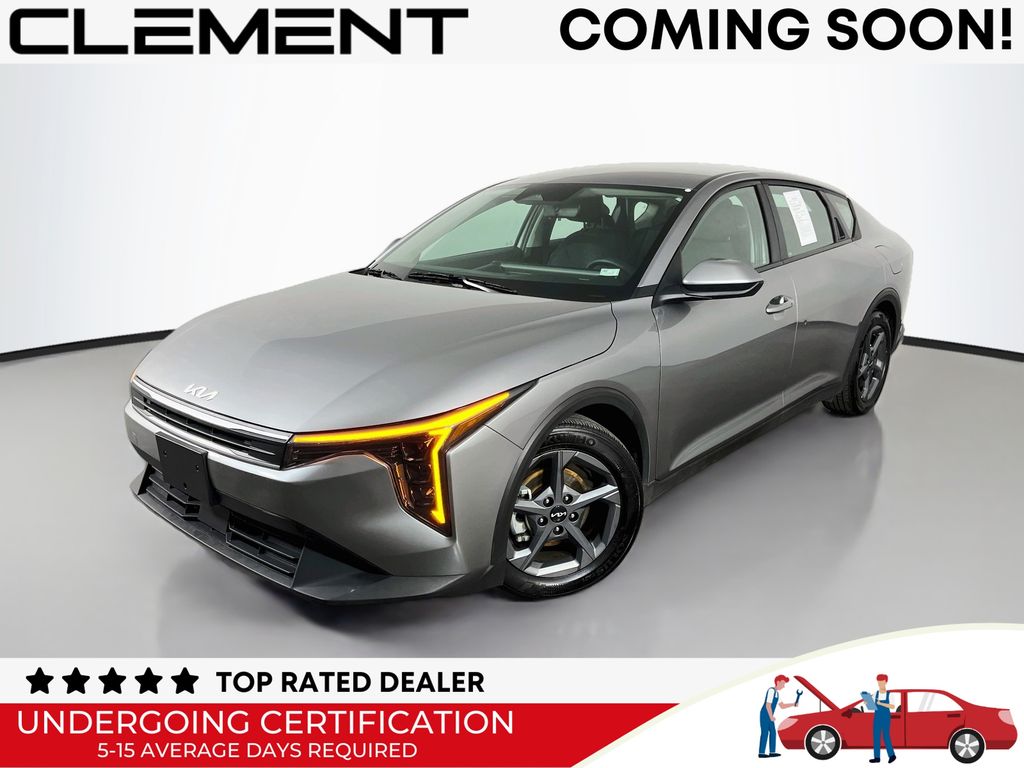Steel Gray 2025 Kia K4 Sedan Front-Wheel Drive Continuously Variable Transmission