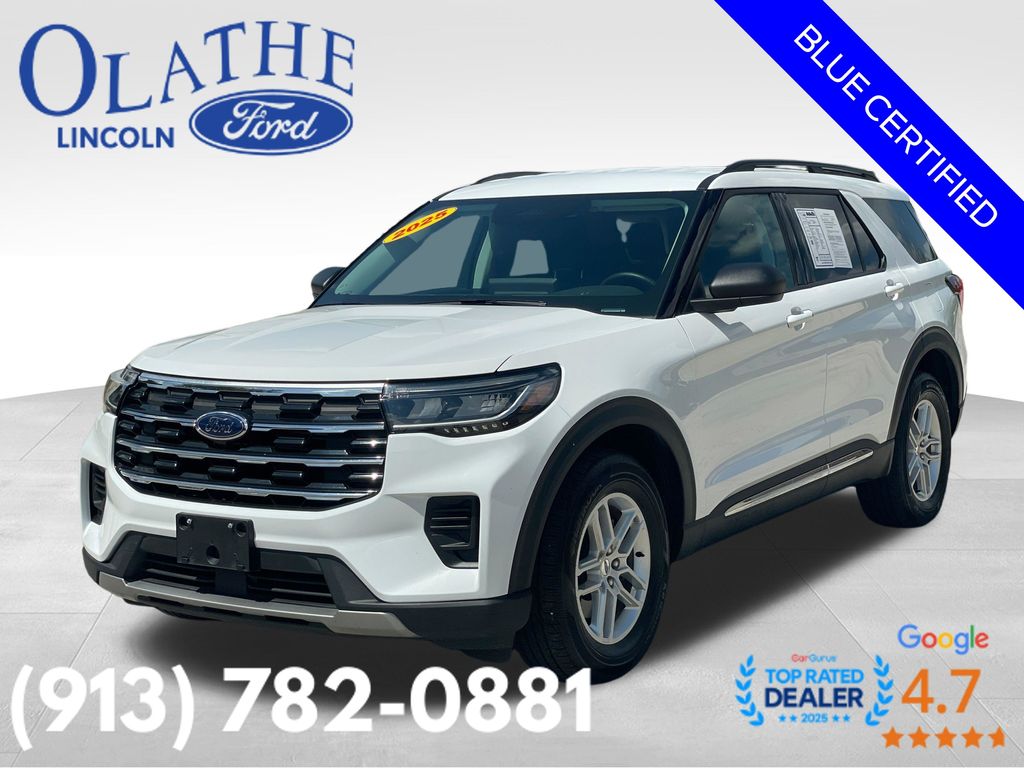 Oxford White 2025 Ford Explorer SUV / Crossover All-Wheel Drive Automatic