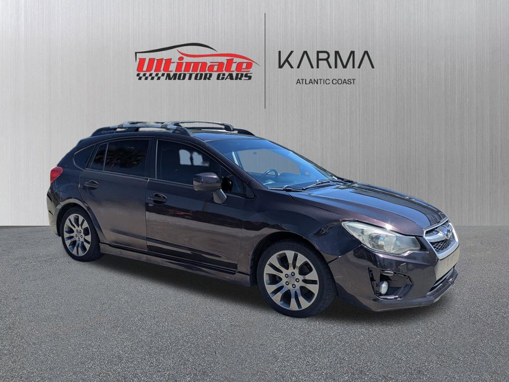 Deep Cherry Pearl 2013 Subaru Impreza Hatchback All-Wheel Drive 5-Speed Manual