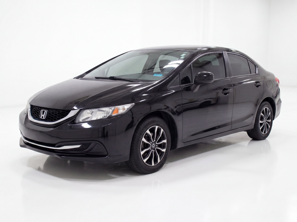 Crystal Black Pearl 2013 Honda Civic Sedan Front-Wheel Drive 5-Speed Automatic