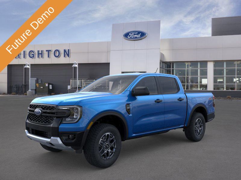 Velocity Blue Metallic 2026 Ford Ranger XLT SuperCrew 4WD Pickup Truck Four-Wheel Drive Automatic