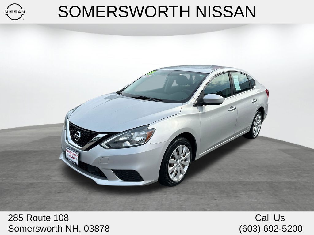 Brilliant Silver Metallic 2018 Nissan Sentra Sedan Front-Wheel Drive Continuously Variable Transmission