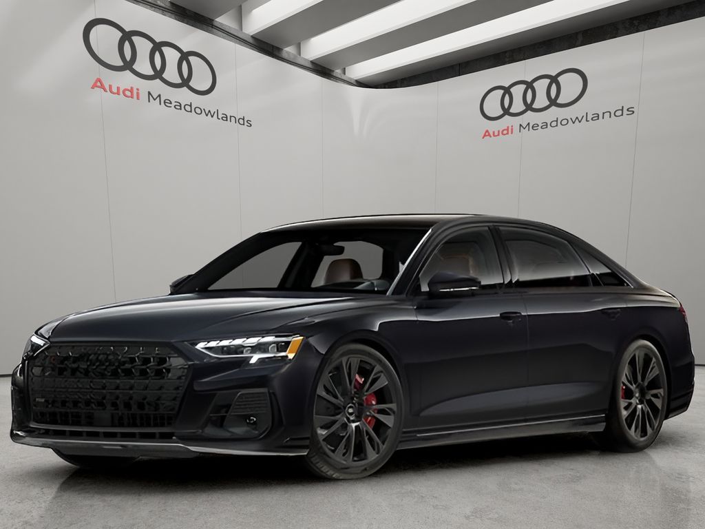 Sebring Black Crystal Effect 2026 Audi S8 Sedan All-Wheel Drive 8-Speed Automatic