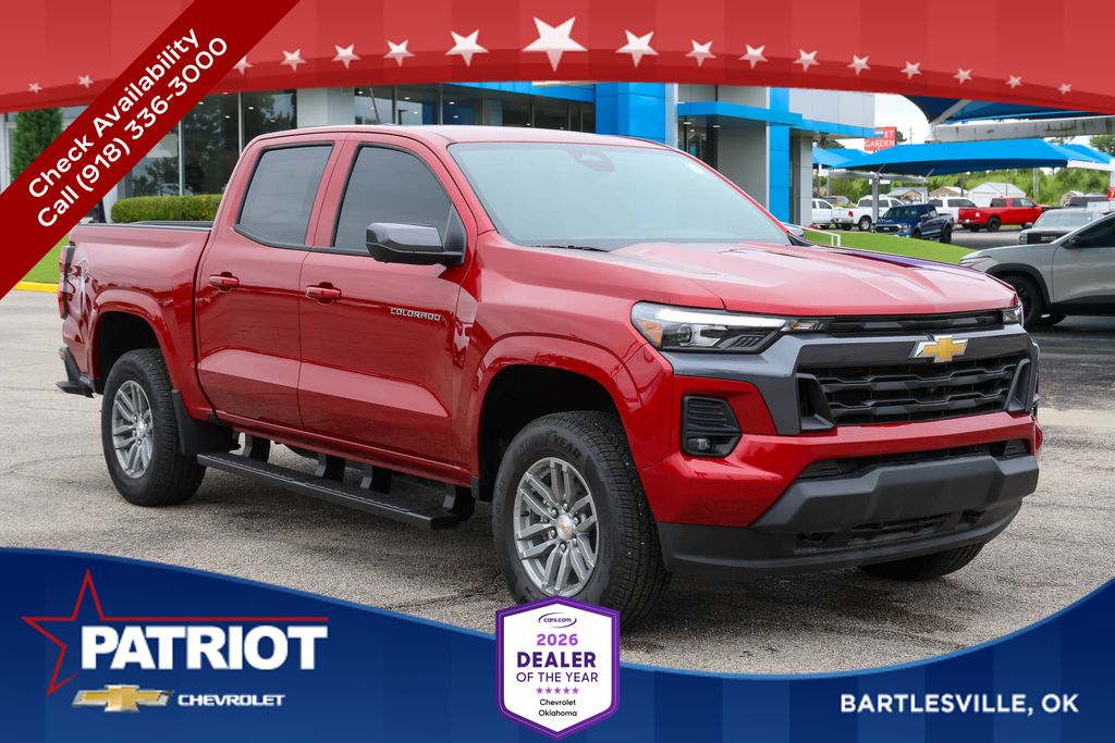 Radiant Red Tintcoat 2026 Chevrolet Colorado Pickup Truck Four-Wheel Drive 8-Speed Automatic