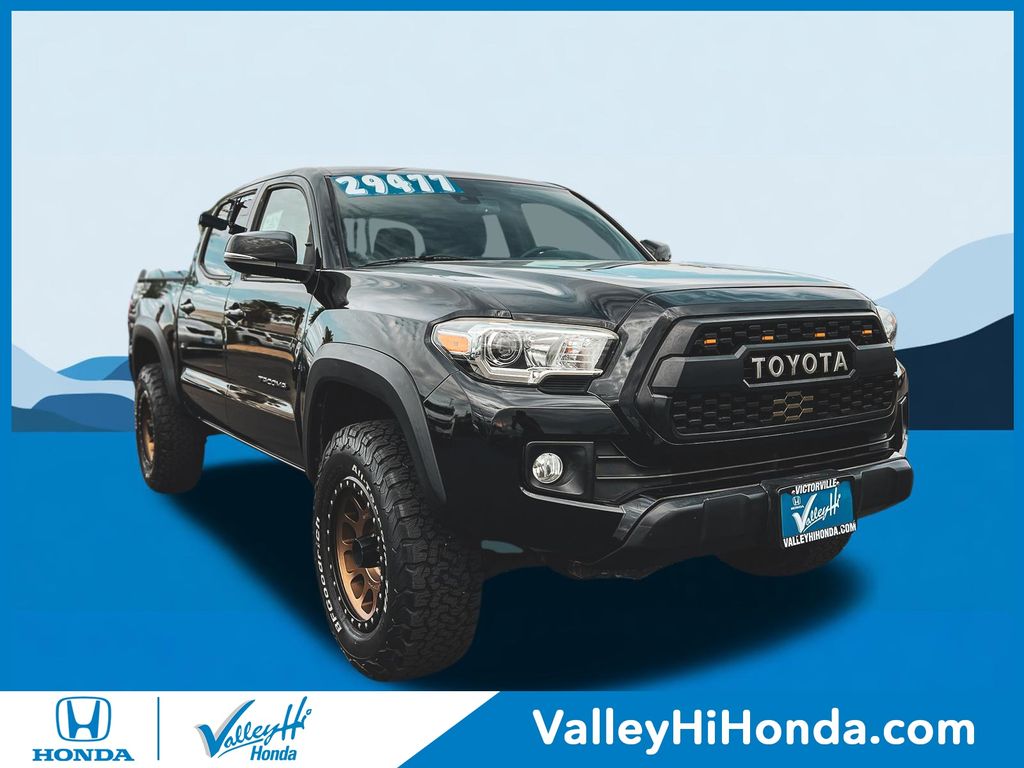 Midnight Black Metallic 2019 Toyota Tacoma Pickup Truck Four-Wheel Drive 6-Speed Automatic