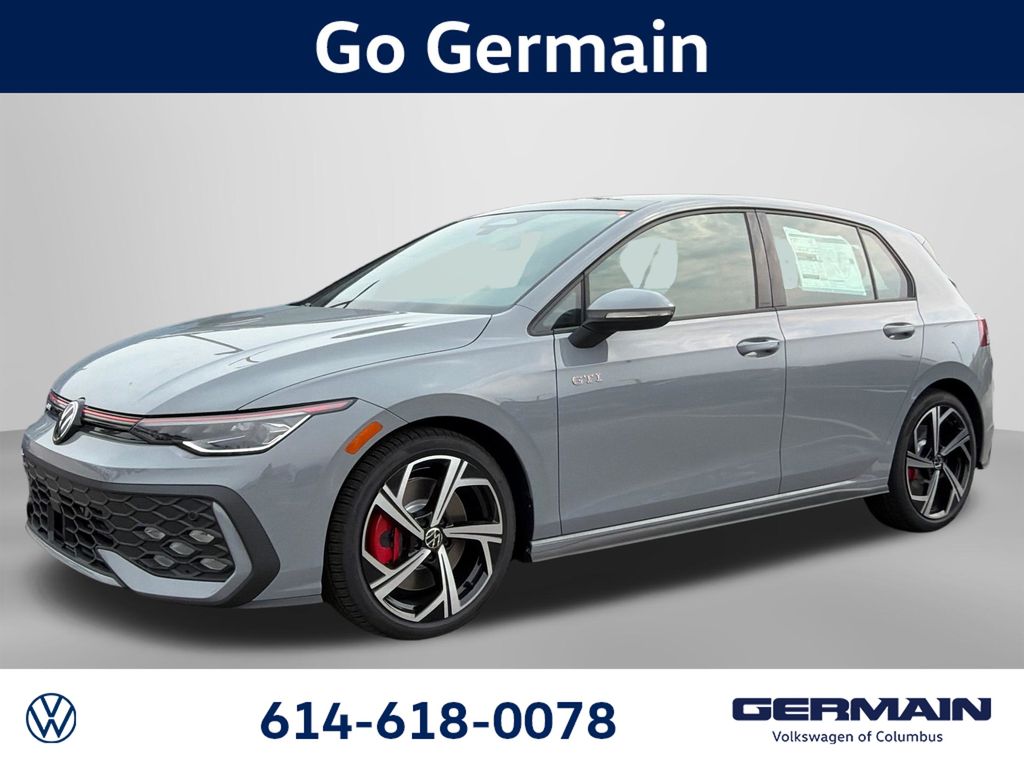 Moonstone Gray 2026 Volkswagen Golf GTI Hatchback Front-Wheel Drive 7-Speed Dual Clutch