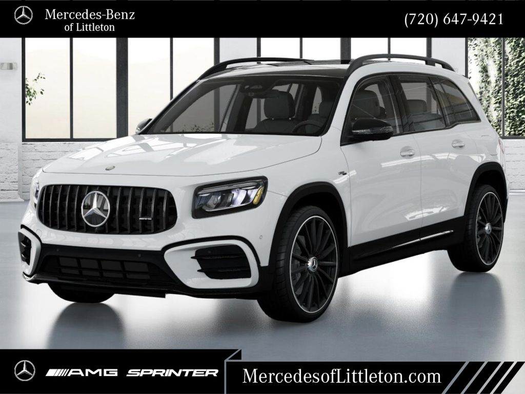 Polar White 2026 Mercedes-Benz GLB AMG 35 4MATIC SUV / Crossover All-Wheel Drive 8-Speed Automatic