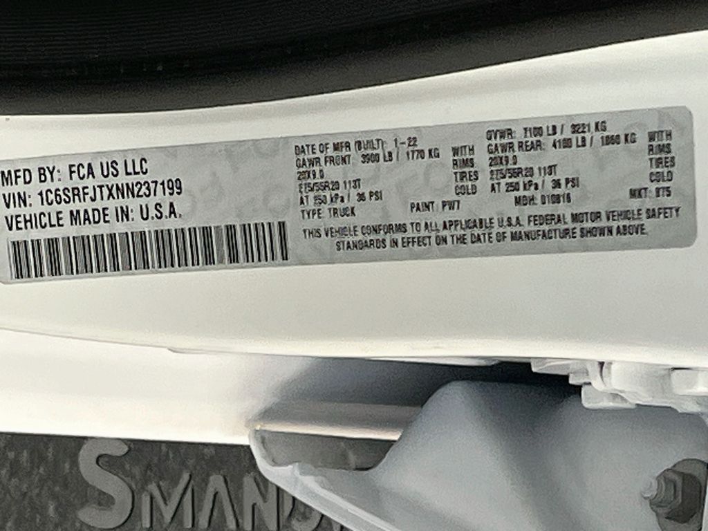 Used 2022 Bright White Clearcoat Ram Laramie image 33