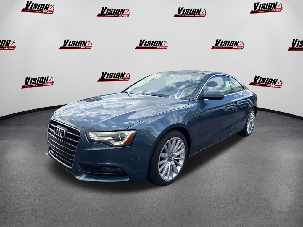 Utopia Blue Metallic 2015 Audi A5 2.0T quattro Premium Coupe AWD Coupe All-Wheel Drive 8-Speed Automatic
