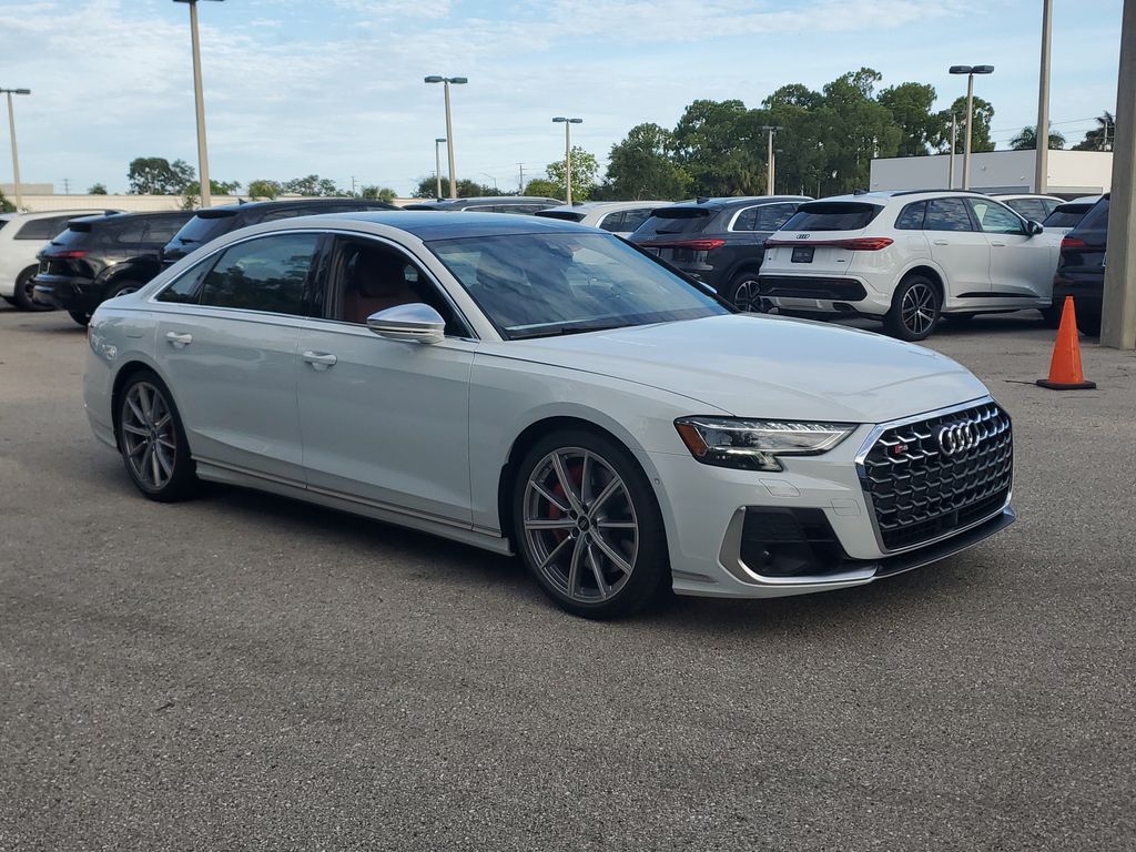 White 2026 Audi S8 Sedan All-Wheel Drive 8-Speed Automatic