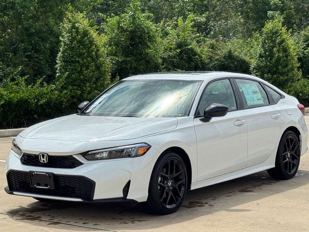 2026 Honda Civic Hybrid Sport White at Community Honda