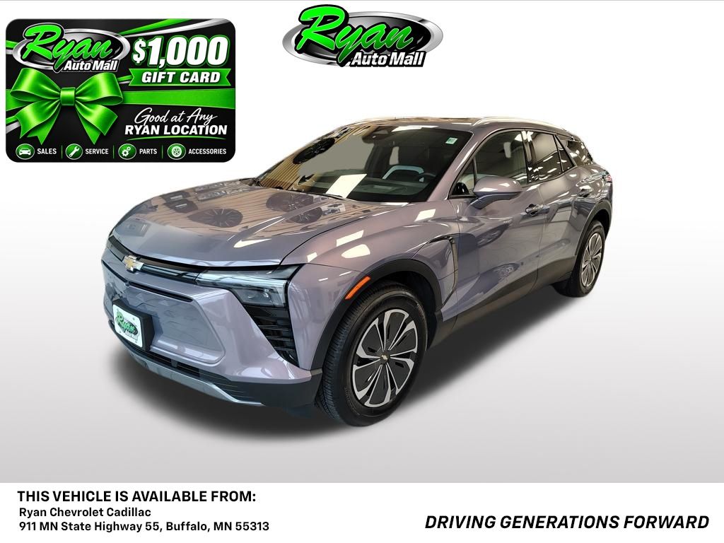 Galaxy Gray Metallic 2024 Chevrolet Blazer EV SUV / Crossover All-Wheel Drive 1-Speed Automatic
