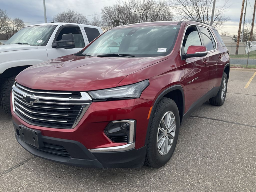 Radiant Red Tintcoat 2023 Chevrolet Traverse LT Cloth AWD SUV / Crossover Four-Wheel Drive 9-Speed Automatic