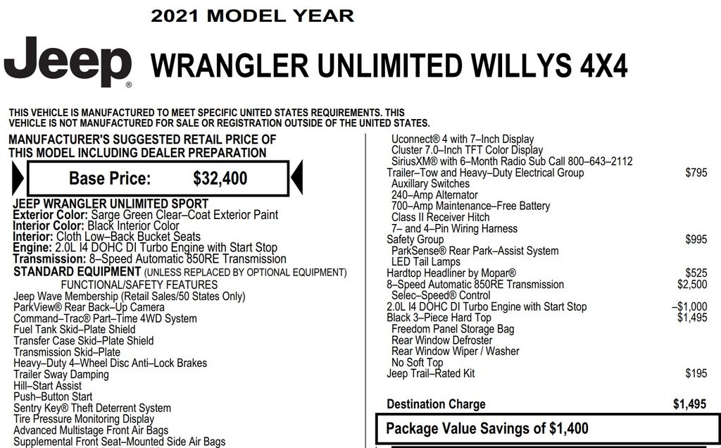 2021 Jeep Wrangler Unlimited Willys 27