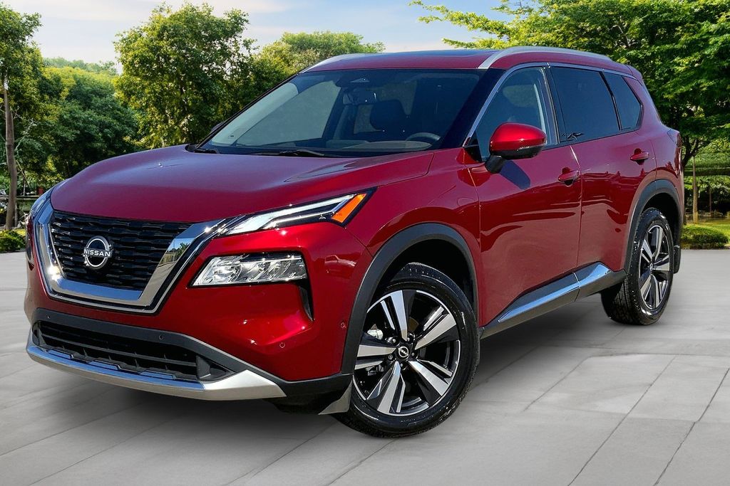 Red (Scarlet Ember Tintcoat) 2023 Nissan Rogue SUV / Crossover Front-Wheel Drive Continuously Variable Transmission