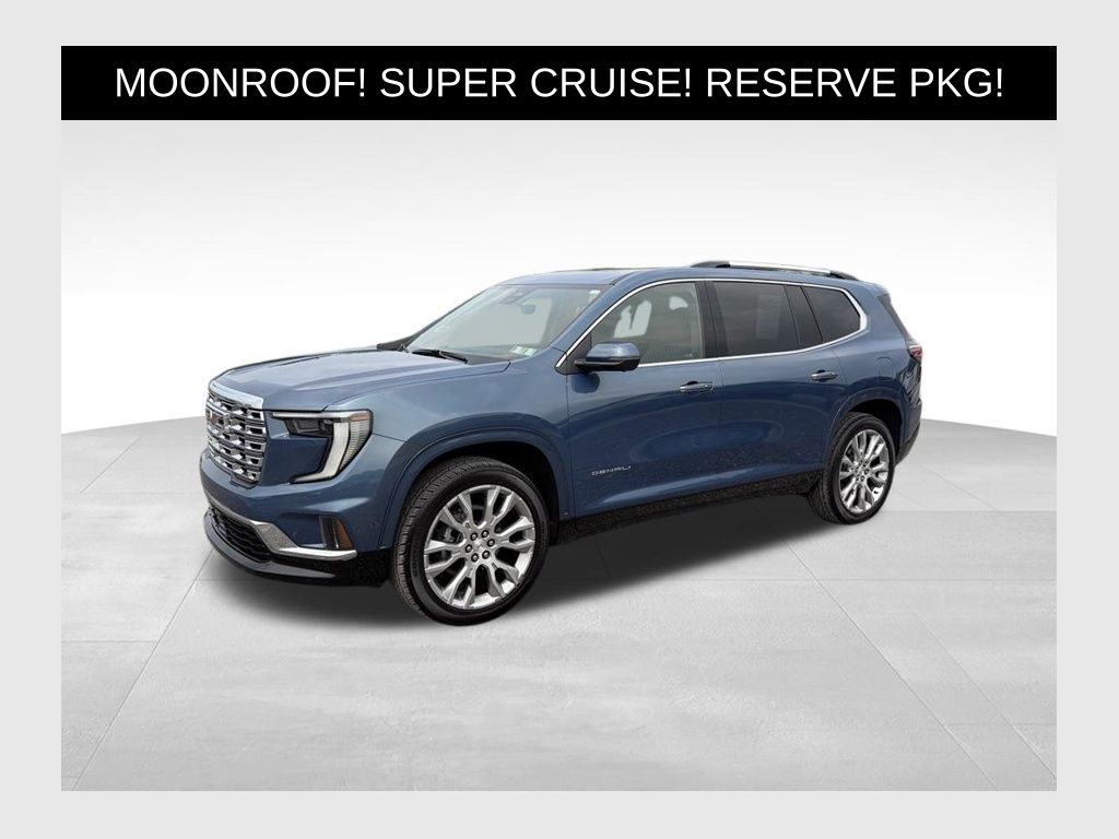 Downpour Metallic 2025 GMC Acadia SUV / Crossover Four-Wheel Drive 8-Speed Automatic