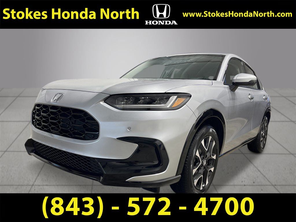 2026 Honda HR-V EX-L Silver at Stokes Honda North