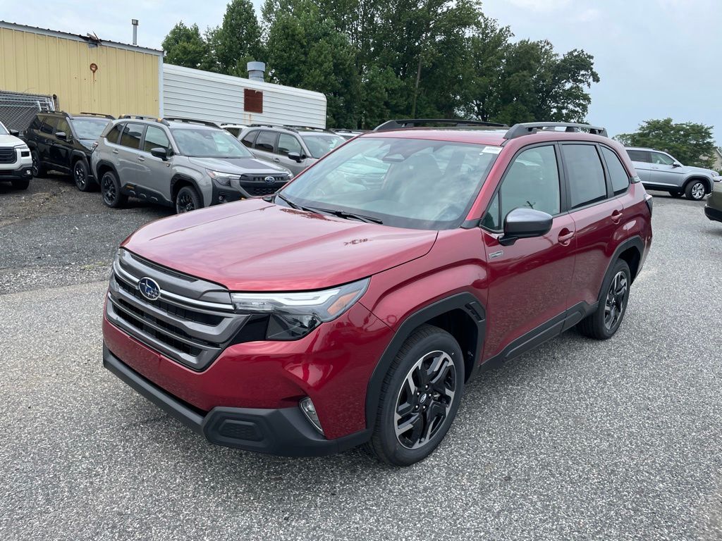 Crimson Red 2026 Subaru Forester Hybrid SUV / Crossover All-Wheel Drive Continuously Variable Transmission
