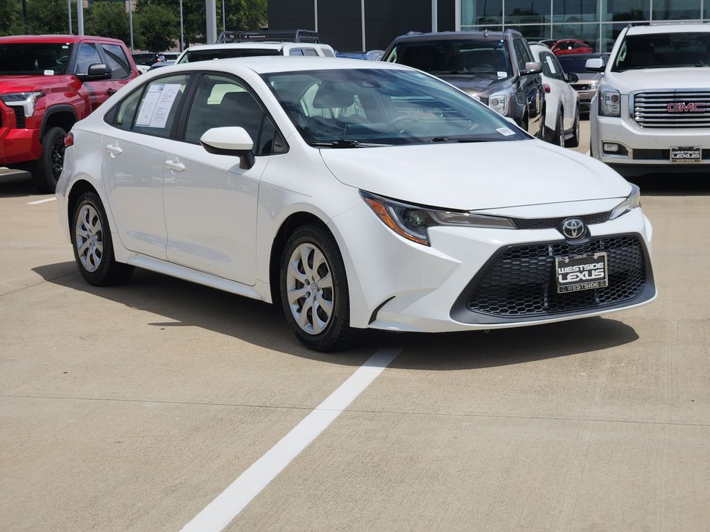 2021 Toyota Corolla LE White at Community Toyota