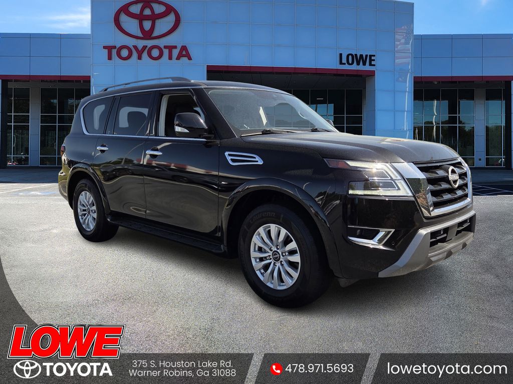 Super Black 2023 Nissan Armada SV RWD SUV / Crossover 4X2 7-Speed Automatic
