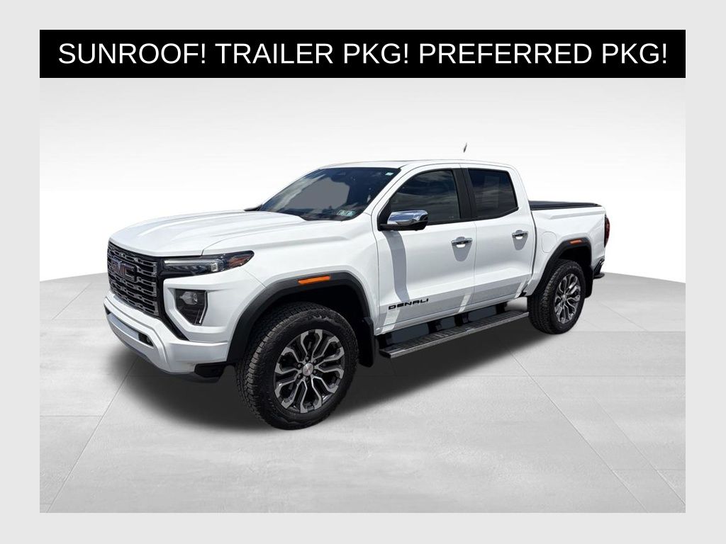 Summit White 2024 GMC Canyon Pickup Truck Four-Wheel Drive 8-Speed Automatic