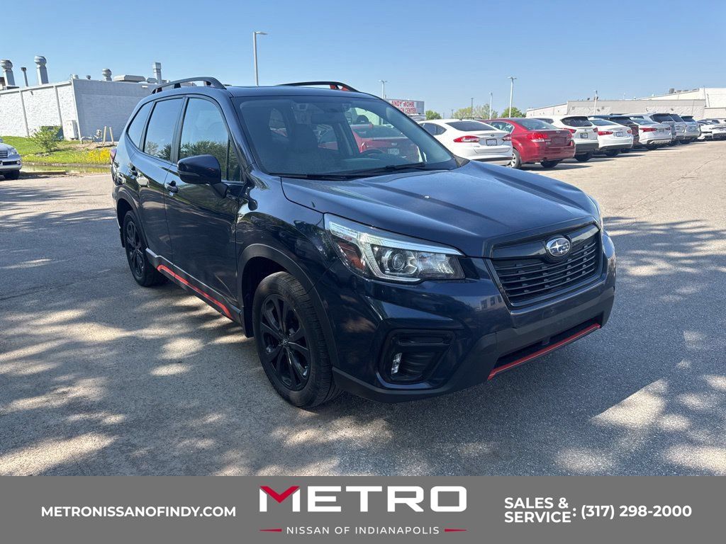 Dark Blue Pearl 2019 Subaru Forester SUV / Crossover All-Wheel Drive Continuously Variable Transmission