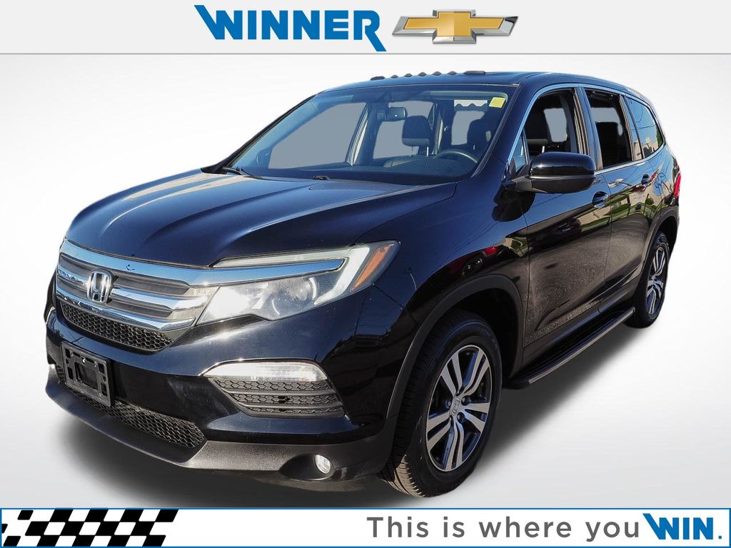 Crystal Black Pearl 2017 Honda Pilot EX-L AWD with RES SUV / Crossover All-Wheel Drive 6-Speed Automatic