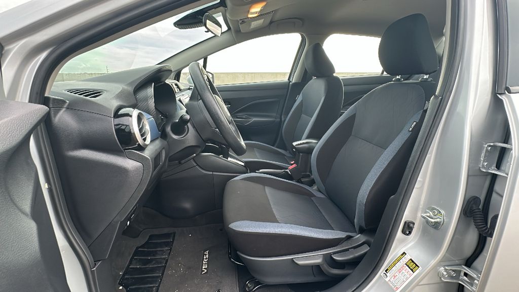 2025 Nissan Versa 1.6 SV Silver at South Houston Nissan