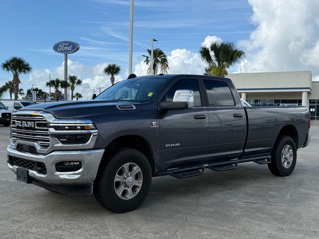 Gray (Granite Crystal Metallic Clearcoat) 2025 RAM 2500 Laramie Crew Cab LB 4WD Pickup Truck Four-Wheel Drive 8-Speed Automatic