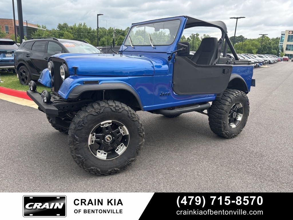 Blue 1986 Jeep CJ-7 4WD SUV / Crossover Four-Wheel Drive 5-Speed Manual