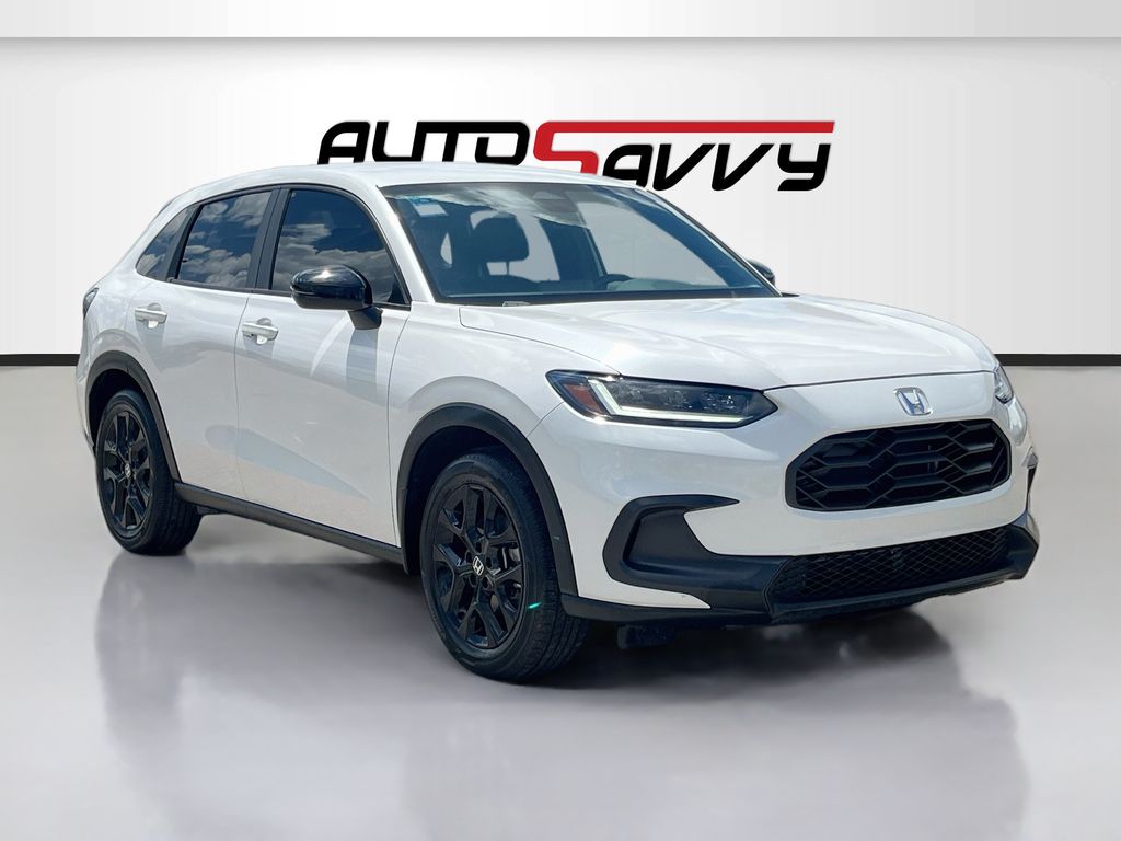 2024 Honda HR-V Sport White at Martin Chrysler Dodge Jeep Ram