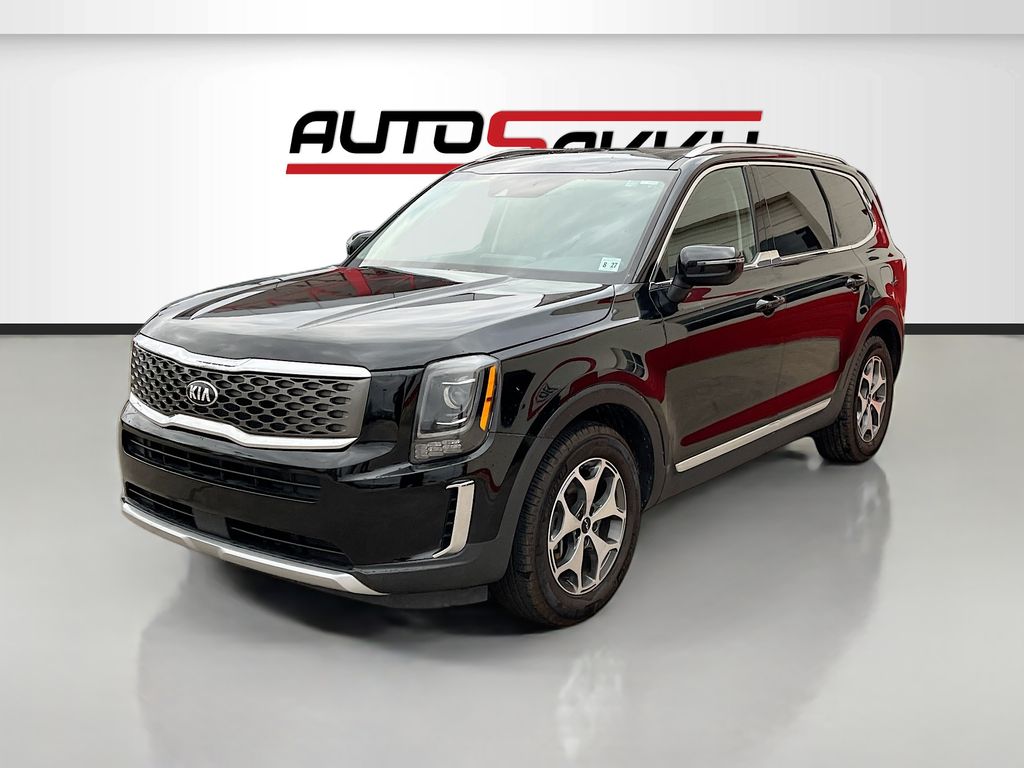 Used 2022 Black Kia EX image 3