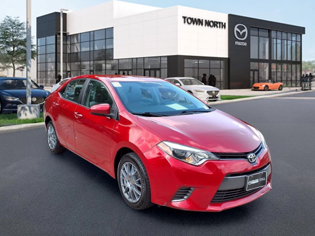 Barcelona Red Metallic 2016 Toyota Corolla Sedan Front-Wheel Drive Continuously Variable Transmission