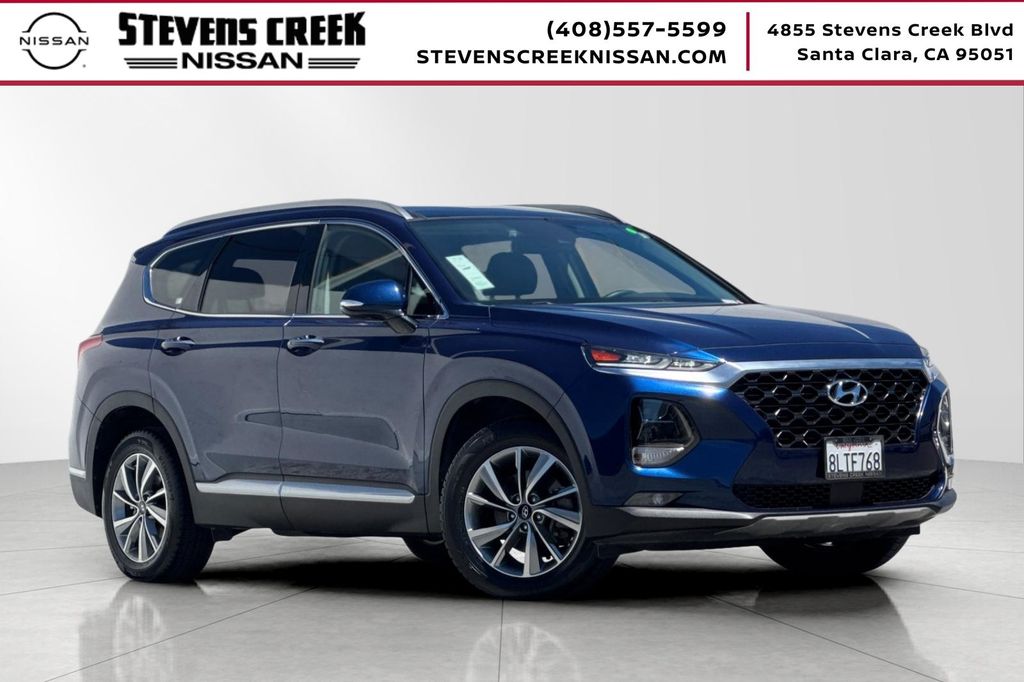 Stormy Blue 2019 Hyundai Santa Fe SUV / Crossover Front-Wheel Drive 8-Speed Automatic