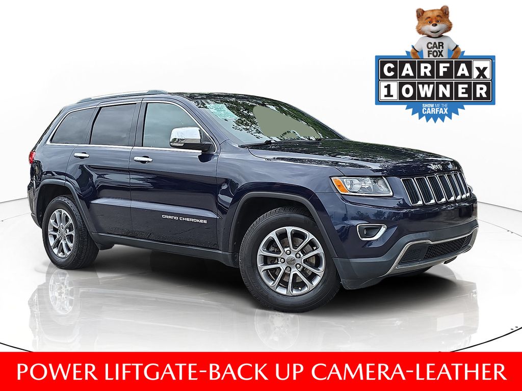 True Blue Pearlcoat 2015 Jeep Grand Cherokee SUV / Crossover 4X2 8-Speed Automatic